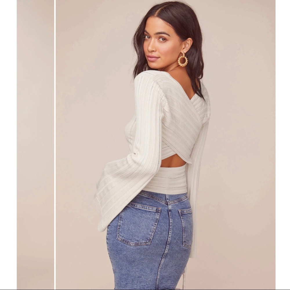 Astr The Label Voyage Bell Sleeve Sweater